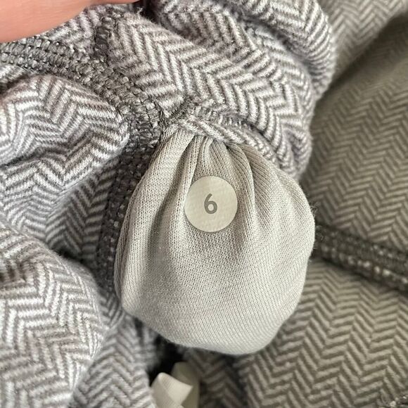 Lululemon Wunder Under Pant Legging Heathered White Slate Size: 6 - Picture 7 of 9